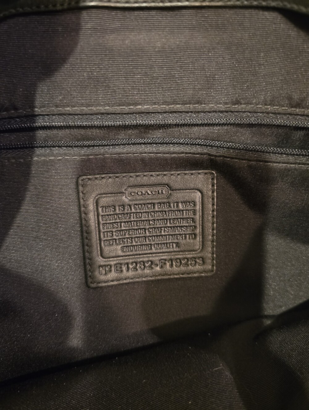 Coach - Classic Vintage Black Handbag - Picture 7 of 11